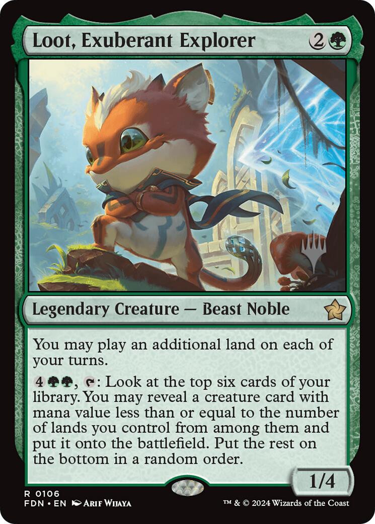 Loot, Exuberant Explorer [Lorwyn Eclipsed Promos] | Chromatic Games