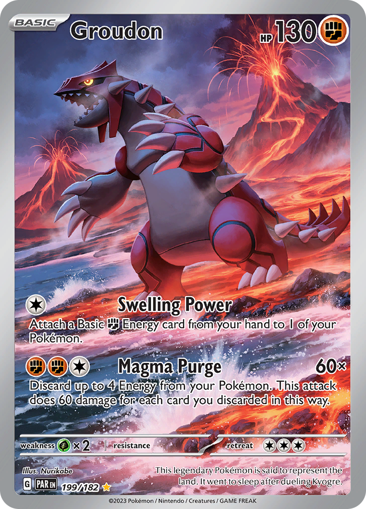 Groudon (199/182) [Scarlet & Violet: Paradox Rift] | Chromatic Games