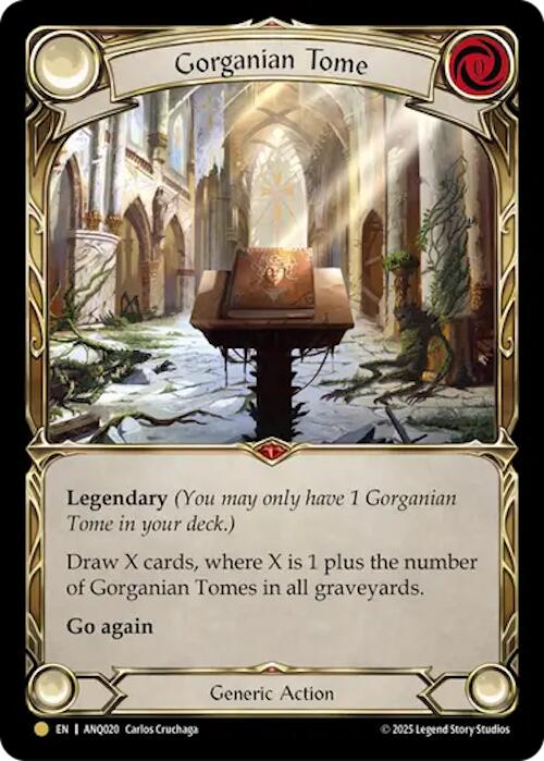Gorganian Tome (Gold) [ANQ020] (Compendium of Rathe - Antiquity Pack) | Chromatic Games