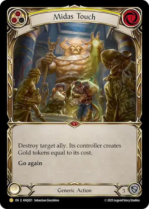 Midas Touch (Yellow) (Gold) [ANQ021] (Compendium of Rathe - Antiquity Pack) | Chromatic Games
