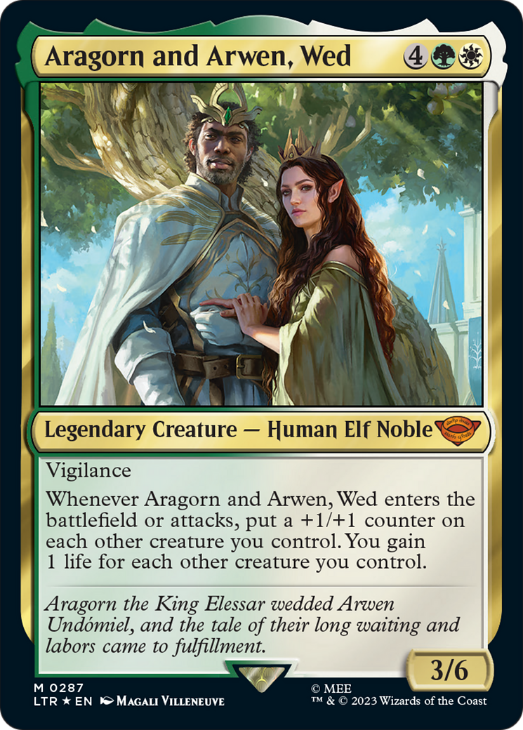 Aragorn and Arwen, Wed [The Lord of the Rings: Tales of Middle-Earth] | Chromatic Games