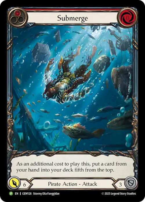 Submerge [GEM128] (GEM Pack 4)  Rainbow Foil | Chromatic Games