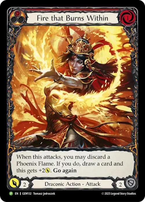 Fire that Burns Within [GEM132] (GEM Pack 4) | Chromatic Games