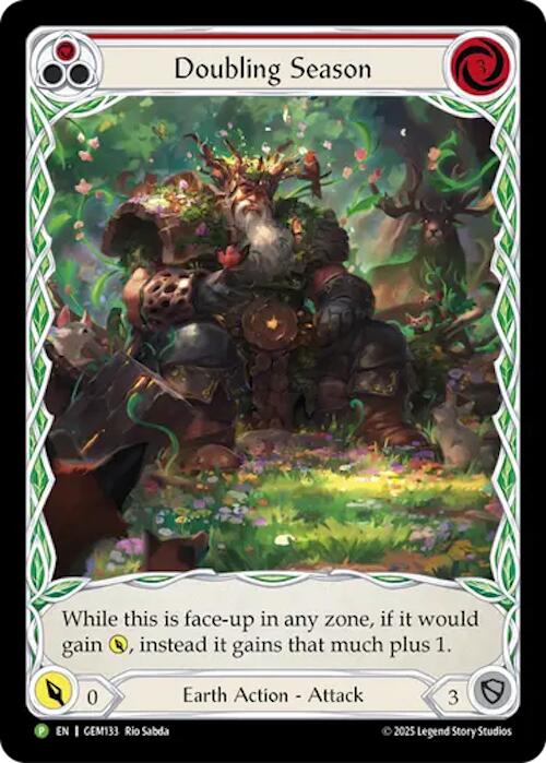 Doubling Season [GEM133] (GEM Pack 4)  Rainbow Foil | Chromatic Games