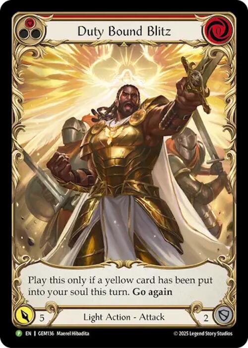 Duty Bound Blitz [GEM136] (GEM Pack 4) | Chromatic Games