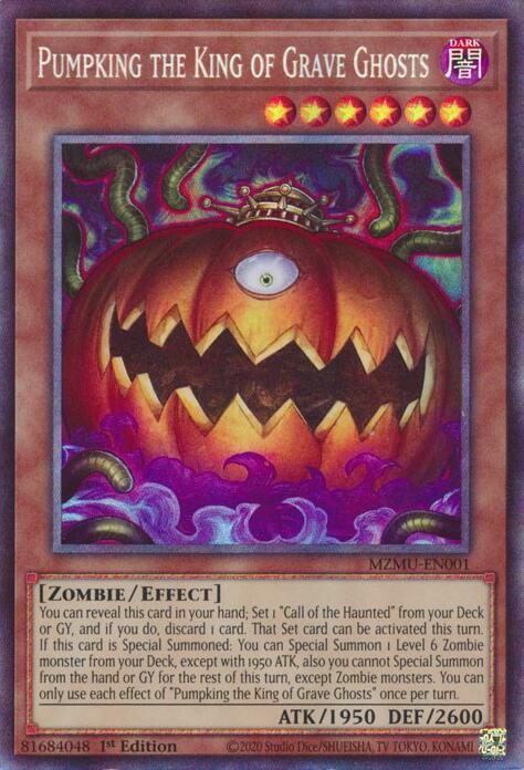 Pumpking the King of Grave Ghosts (Collector's Rare) [MZMU-EN001] Collector's Rare | Chromatic Games