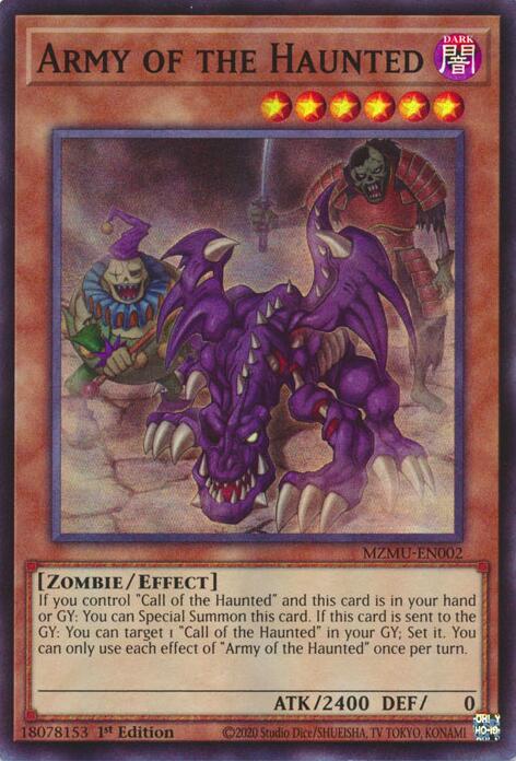 Army of the Haunted [MZMU-EN002] Super Rare | Chromatic Games