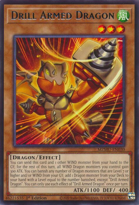Drill Armed Dragon [MZMU-EN030] Rare | Chromatic Games