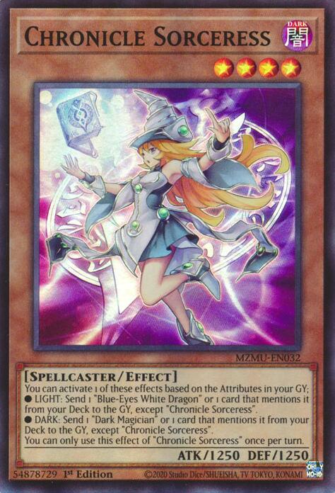 Chronicle Sorceress [MZMU-EN032] Super Rare | Chromatic Games