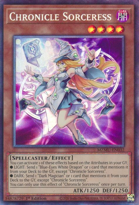 Chronicle Sorceress (Collector's Rare) [MZMU-EN032] Collector's Rare | Chromatic Games