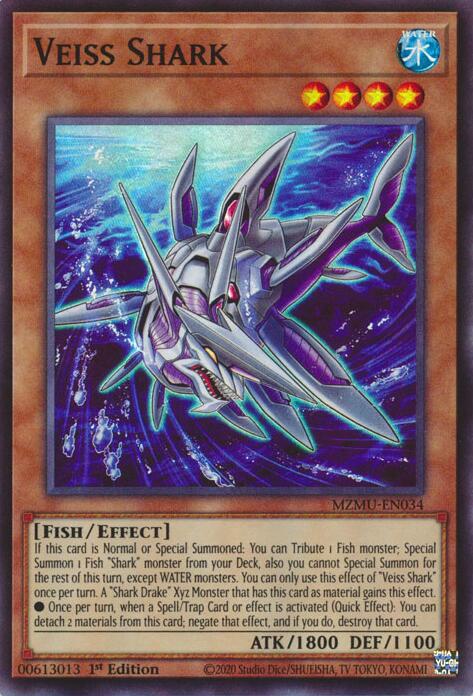 Veiss Shark [MZMU-EN034] Super Rare | Chromatic Games