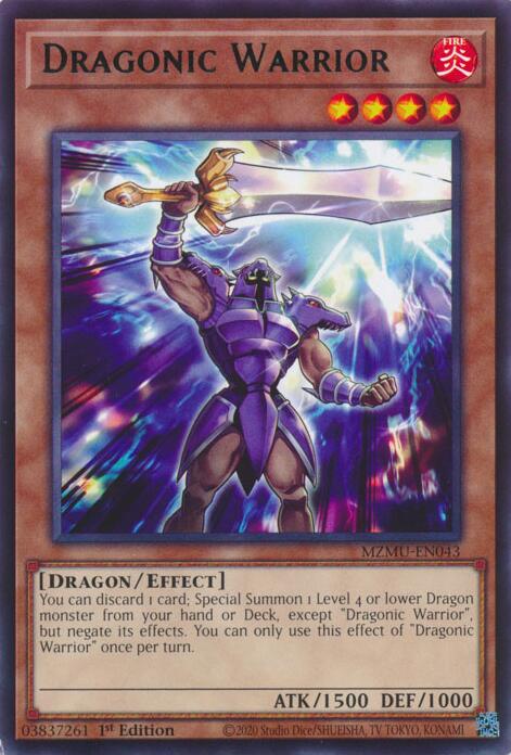 Dragonic Warrior [MZMU-EN043] Rare | Chromatic Games