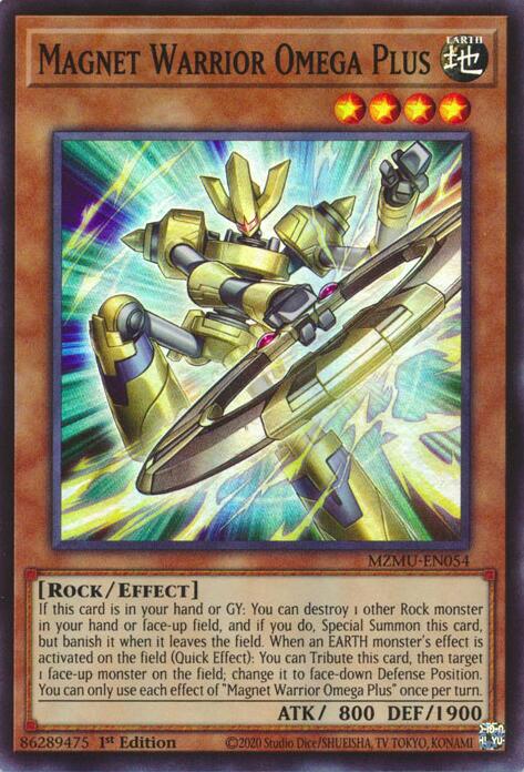 Magnet Warrior Omega Plus [MZMU-EN054] Super Rare | Chromatic Games