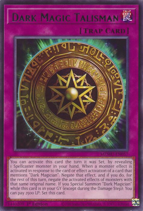 Dark Magic Talisman [MZMU-EN057] Rare | Chromatic Games
