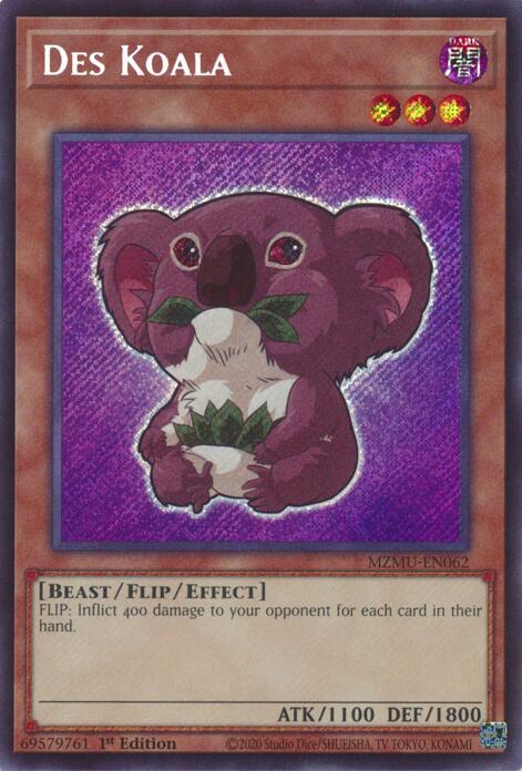 Des Koala [MZMU-EN062] Secret Rare | Chromatic Games