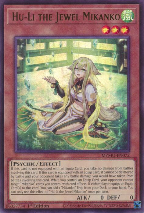 Hu-Li the Jewel Mikanko [MZMU-EN072] Ultra Rare | Chromatic Games