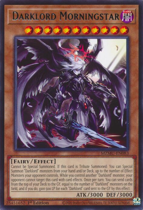 Darklord Morningstar [MZMU-EN083] Rare | Chromatic Games