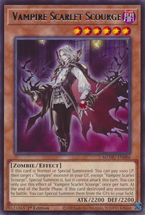 Vampire Scarlet Scourge [MZMU-EN086] Rare | Chromatic Games