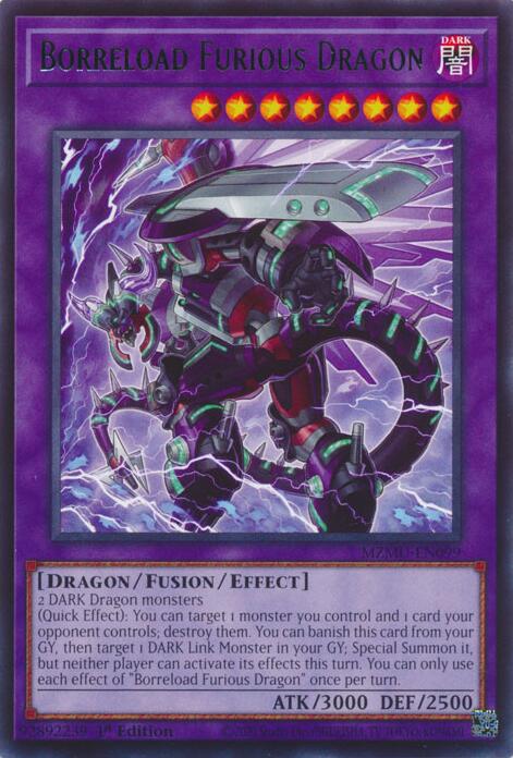 Borreload Furious Dragon [MZMU-EN099] Rare | Chromatic Games