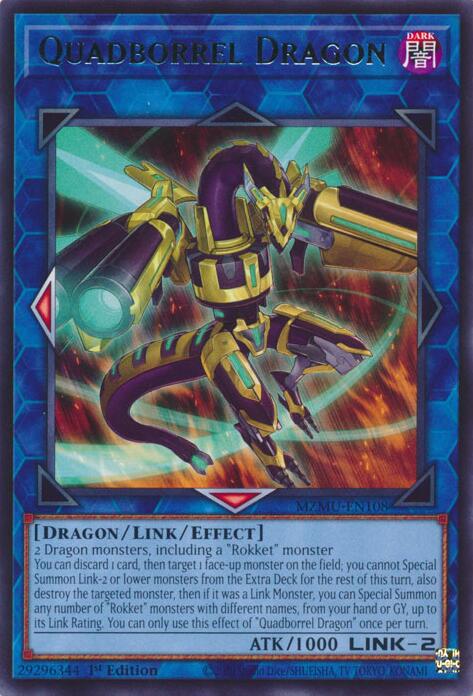Quadborrel Dragon [MZMU-EN108] Rare | Chromatic Games