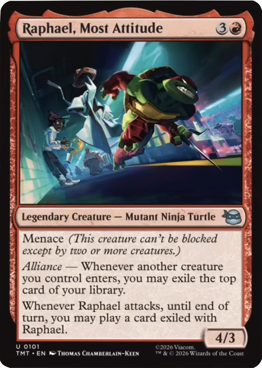 Raphael, Most Attitude [Teenage Mutant Ninja Turtles] | Chromatic Games