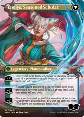 Tamiyo, Inquisitive Student // Tamiyo, Seasoned Scholar (Borderless) [Modern Horizons 3] | Chromatic Games