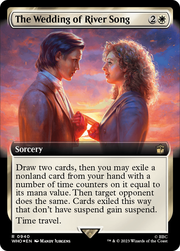 The Wedding of River Song (Extended Art) (Surge Foil) [Doctor Who] | Chromatic Games