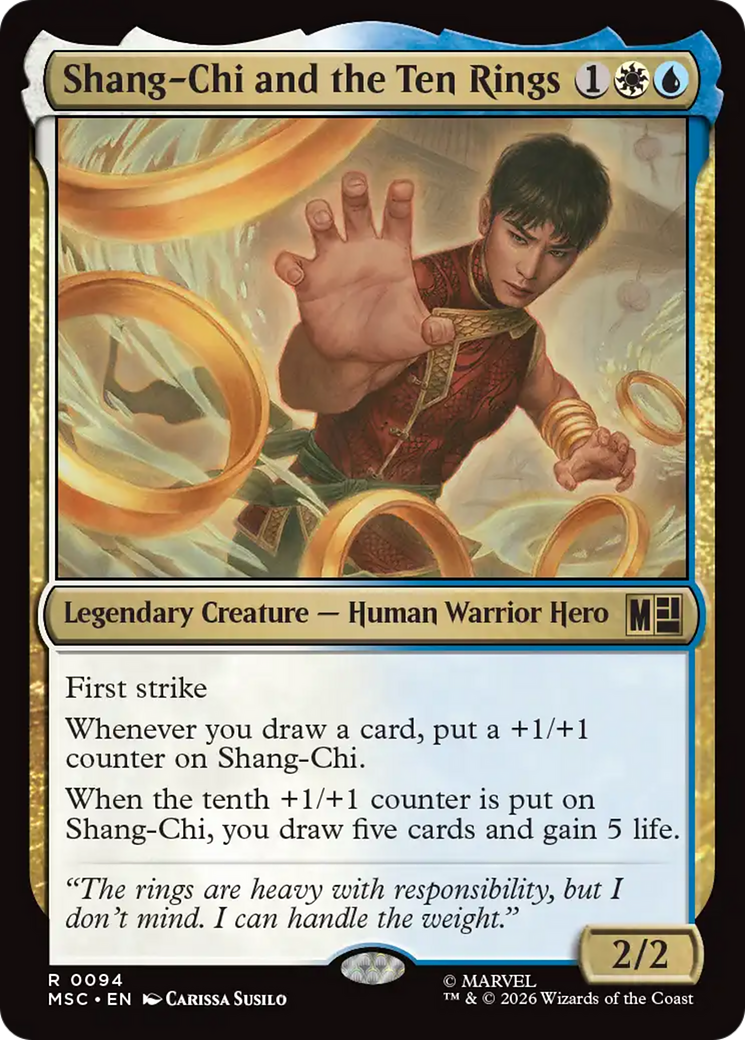 Shang-Chi and the Ten Rings (Surge Foil) [Marvel Super Heroes Commander] | Chromatic Games
