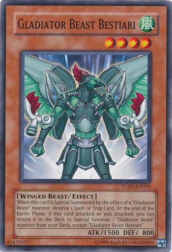 Gladiator Beast Bestiari [TU01-EN016] Common | Chromatic Games