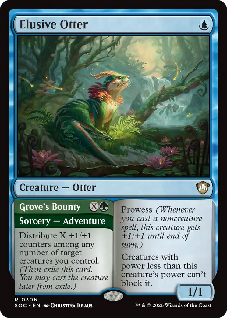 Elusive Otter [Secrets of Strixhaven Commander] | Chromatic Games