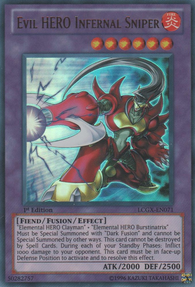 Evil HERO Infernal Sniper [LCGX-EN071] Ultra Rare | Chromatic Games