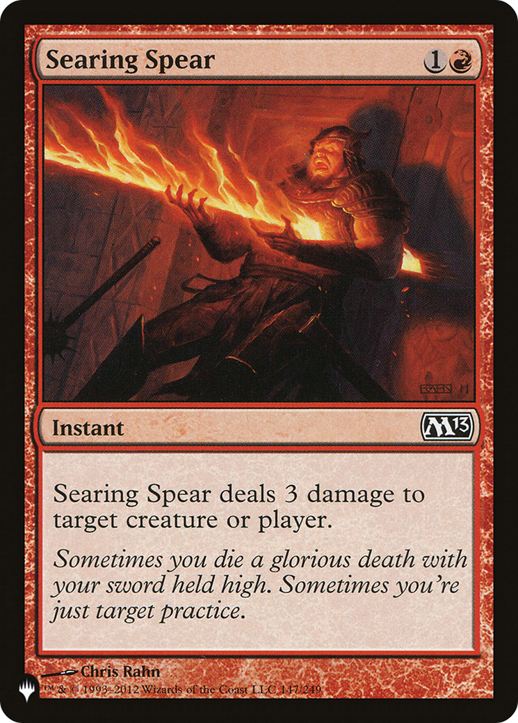 Searing Spear [The List Reprints] | Chromatic Games