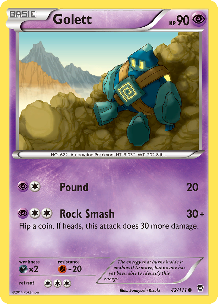 Golett (42/111) [XY: Furious Fists] | Chromatic Games