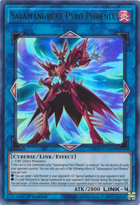 Salamangreat Pyro Phoenix [MP20-EN169] Ultra Rare | Chromatic Games