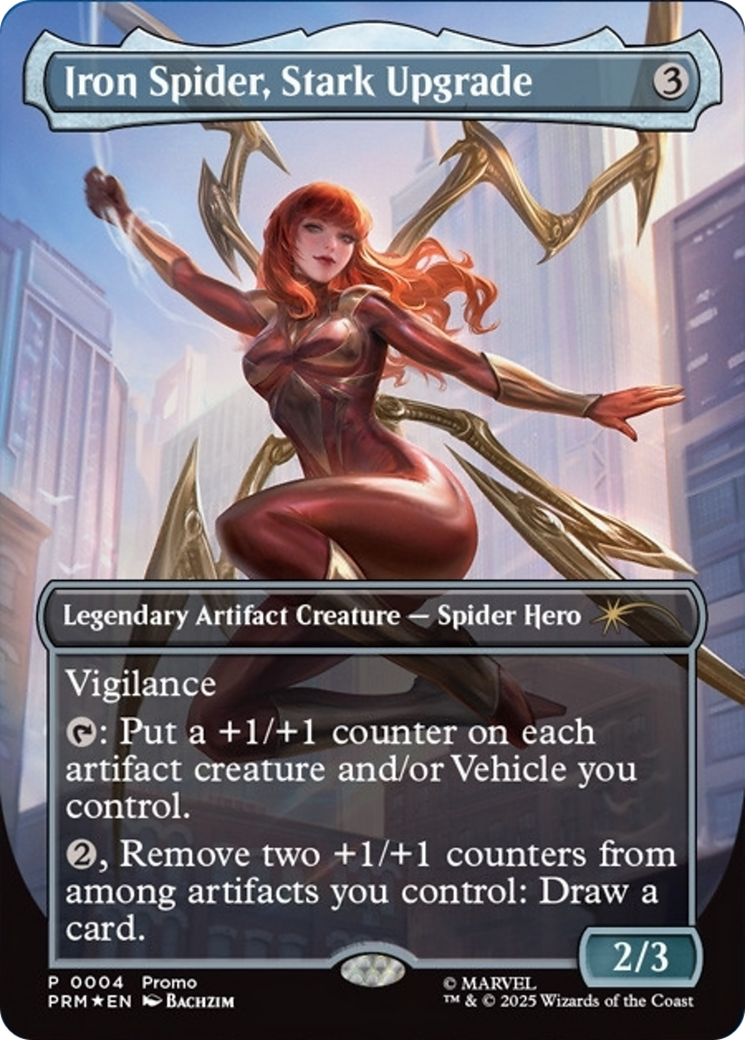 Iron Spider, Stark Upgrade (Borderless) [Media Promos] | Chromatic Games