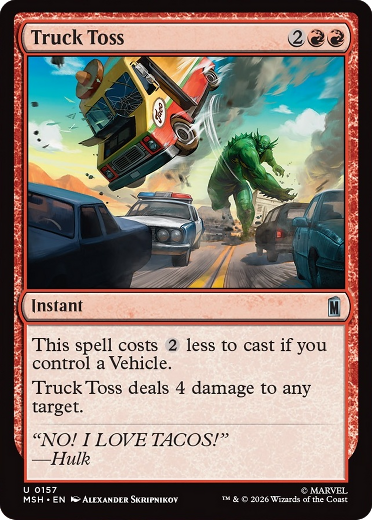 Truck Toss [Marvel Super Heroes] | Chromatic Games