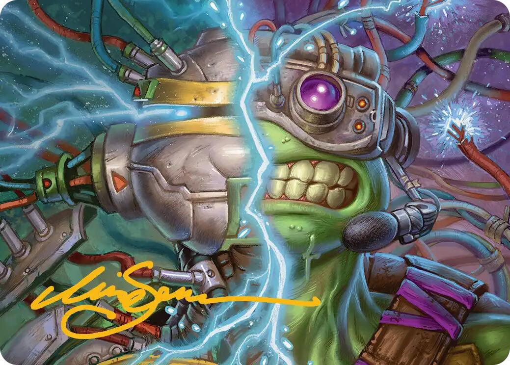 Mind Transfer Protocol Art Card (Gold-Stamped Signature) [Teenage Mutant Ninja Turtles Art Series] | Chromatic Games