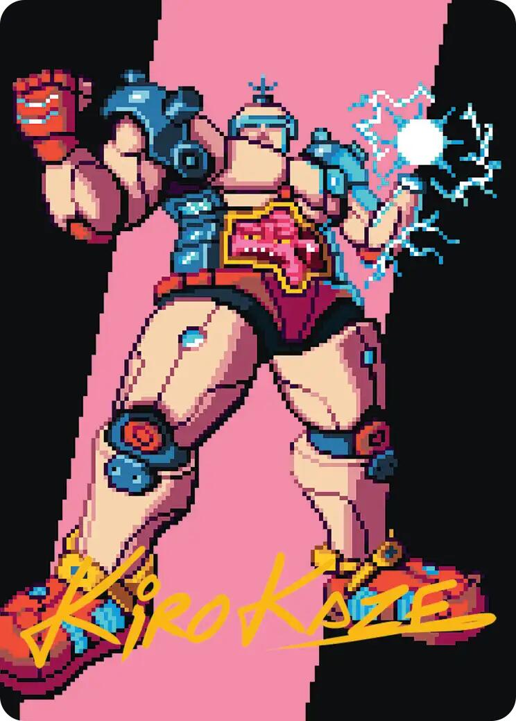 Krang, the All-Powerful Art Card (Gold-Stamped Signature) [Teenage Mutant Ninja Turtles Art Series] | Chromatic Games