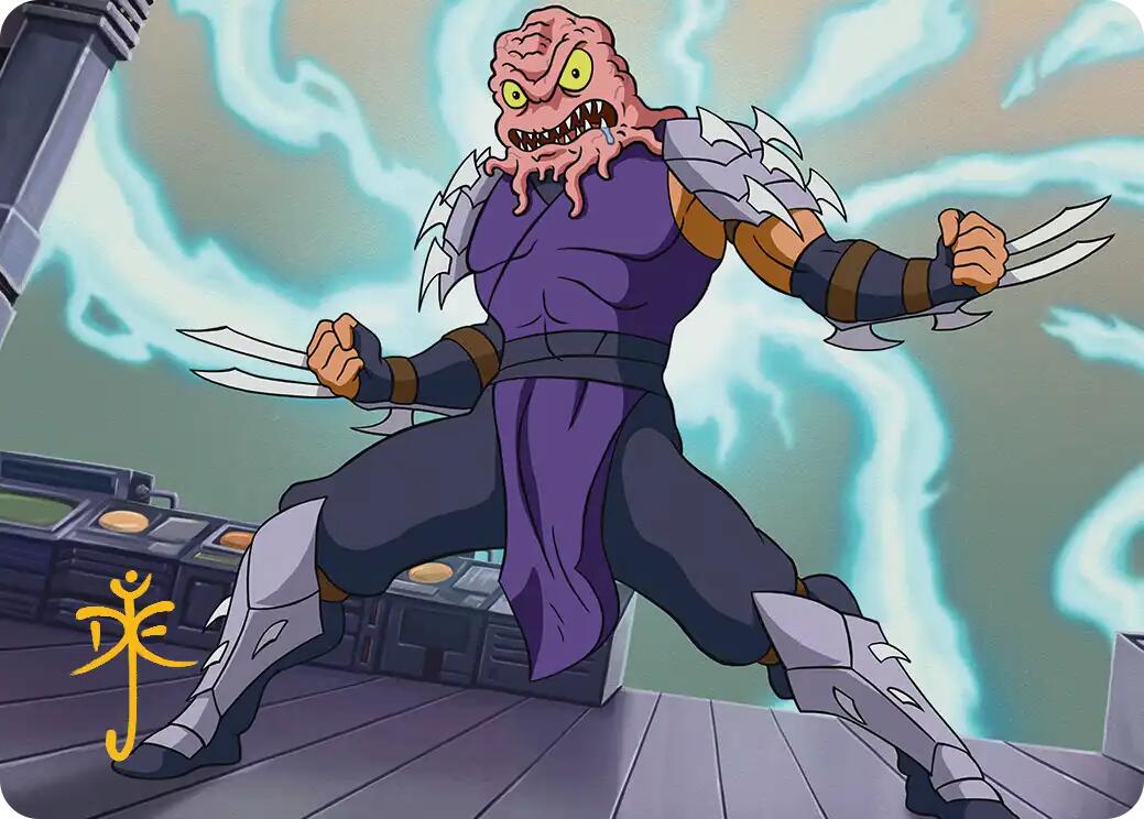 Krang & Shredder Art Card (Gold-Stamped Signature) [Teenage Mutant Ninja Turtles Art Series] | Chromatic Games
