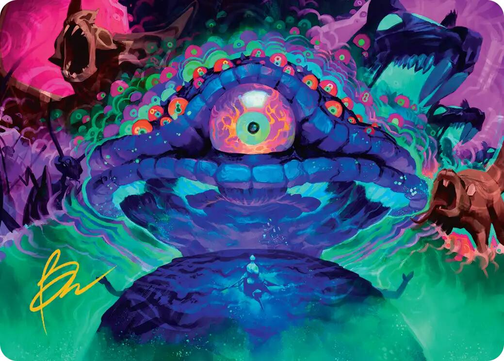 Humongous Fungus Art Card (Gold-Stamped Signature) [Teenage Mutant Ninja Turtles Art Series] | Chromatic Games