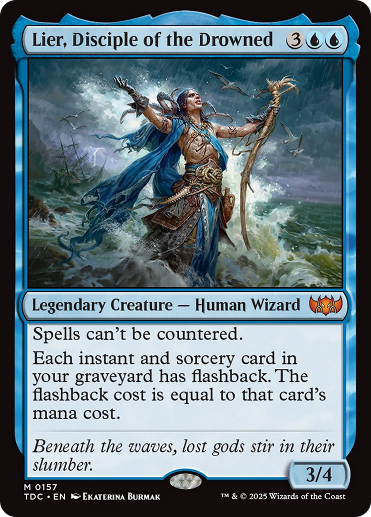 Lier, Disciple of the Drowned [Tarkir: Dragonstorm Commander] | Chromatic Games
