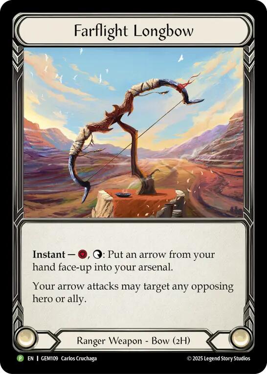 Farflight Longbow [GEM109] (GEM Pack 4)  Cold Foil | Chromatic Games