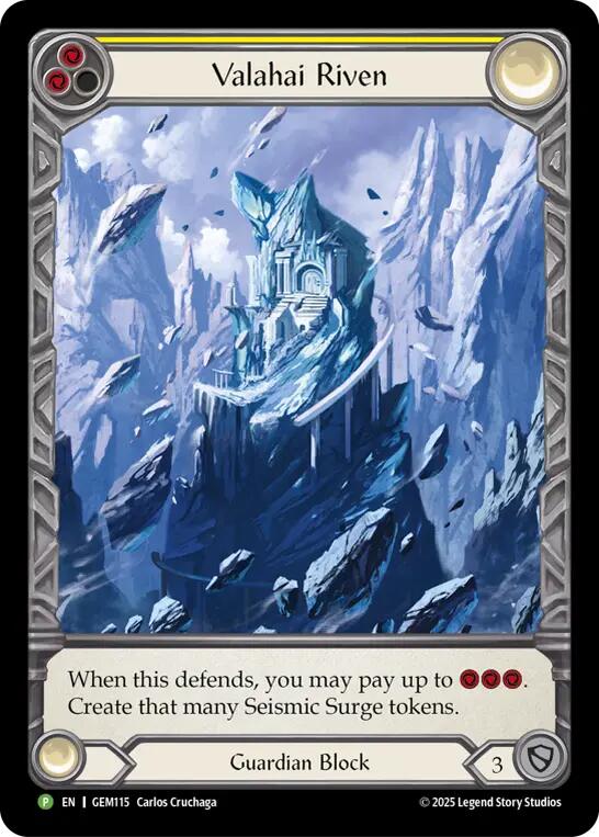 Valahai Riven (Yellow) [GEM115] (GEM Pack 4) | Chromatic Games