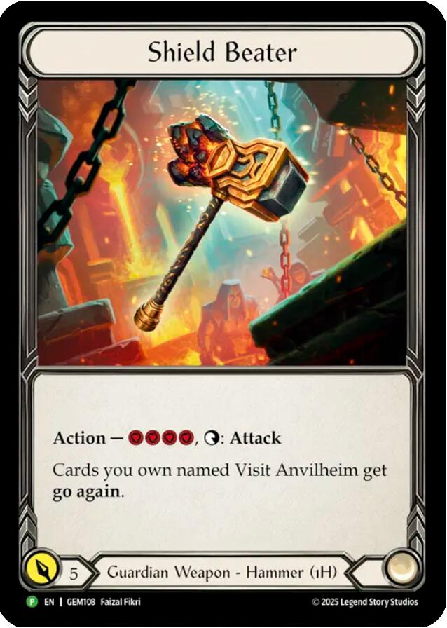Shield Beater [GEM108] (GEM Pack 4)  Cold Foil | Chromatic Games