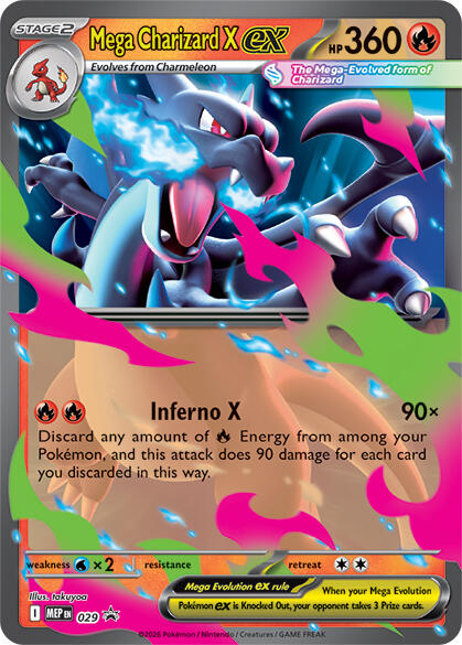 Mega Charizard X ex (029) [Mega Evolution Promo] | Chromatic Games
