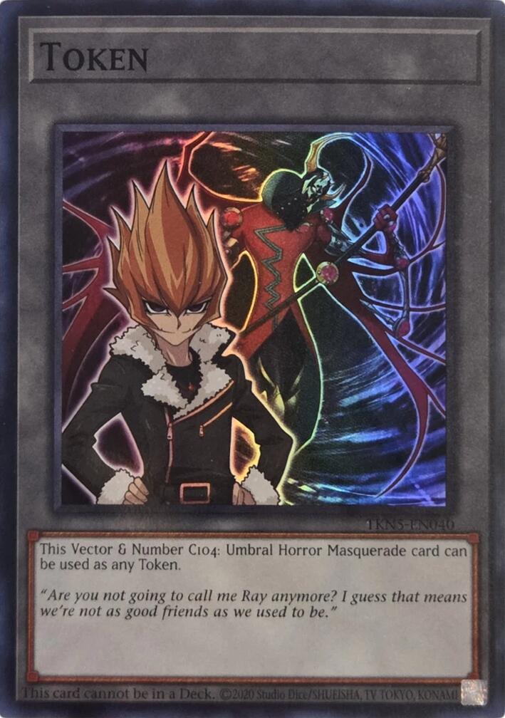 Token: Vector & Number C104: Umbral Horror Masquerade [TKN5-EN040] Super Rare | Chromatic Games
