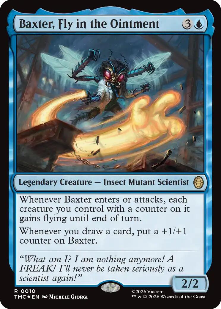 Baxter, Fly in the Ointment (Surge Foil) [Teenage Mutant Ninja Turtles Commander] | Chromatic Games