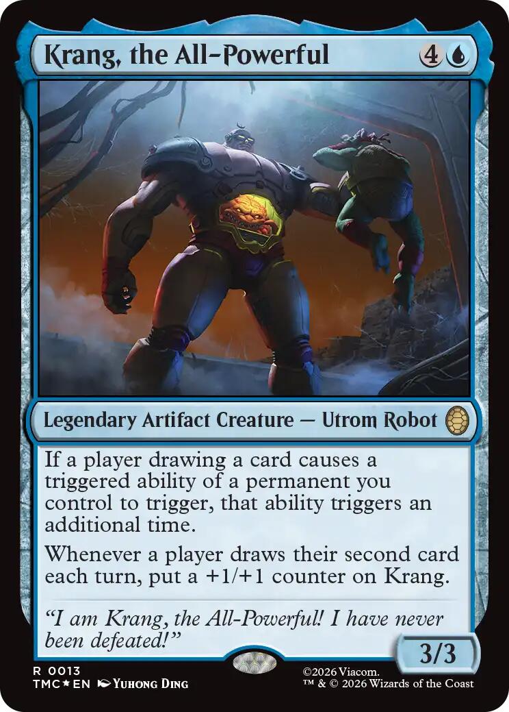 Krang, the All-Powerful (Surge Foil) [Teenage Mutant Ninja Turtles Commander] | Chromatic Games