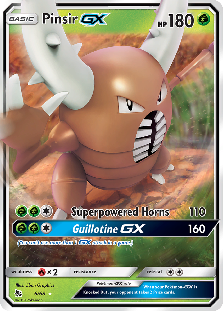 Pinsir GX (6/68) [Sun & Moon: Hidden Fates] | Chromatic Games