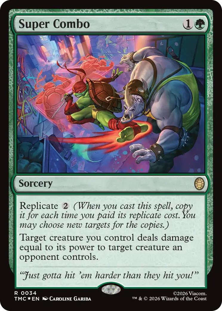 Super Combo (Surge Foil) [Teenage Mutant Ninja Turtles Commander] | Chromatic Games